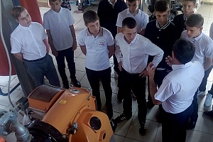 Открытый урок в котельной АО «АТЭК» для школьников