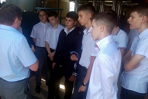 Открытый урок в котельной АО «АТЭК» для школьников