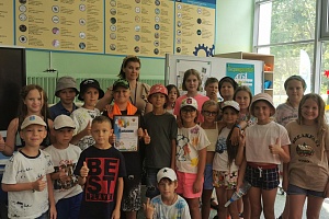 Уроки по энергосбережению и экологии в ВДЦ "Орленок" лето 2022 году