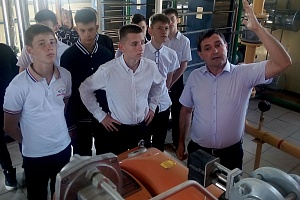 Открытый урок в котельной АО «АТЭК» для школьников