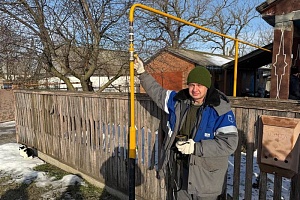 В станице Плоская подключено к газу первое домовладение