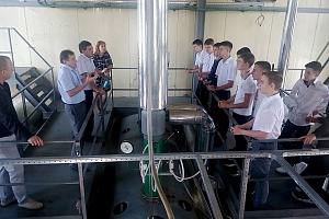 Открытый урок в котельной АО «АТЭК» для школьников